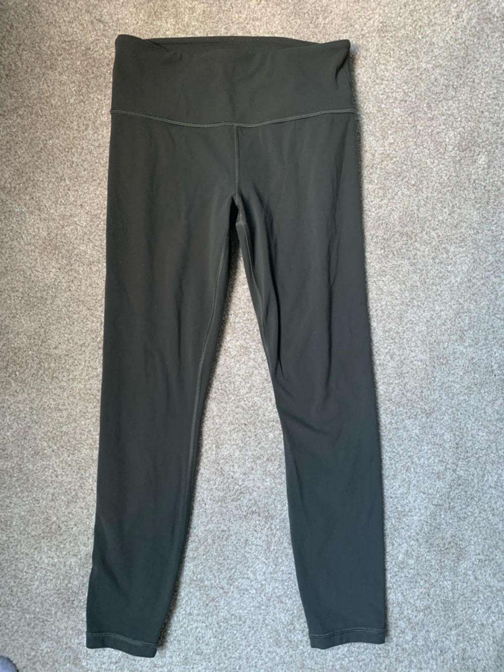 Classic High-Waist Grey Leggings